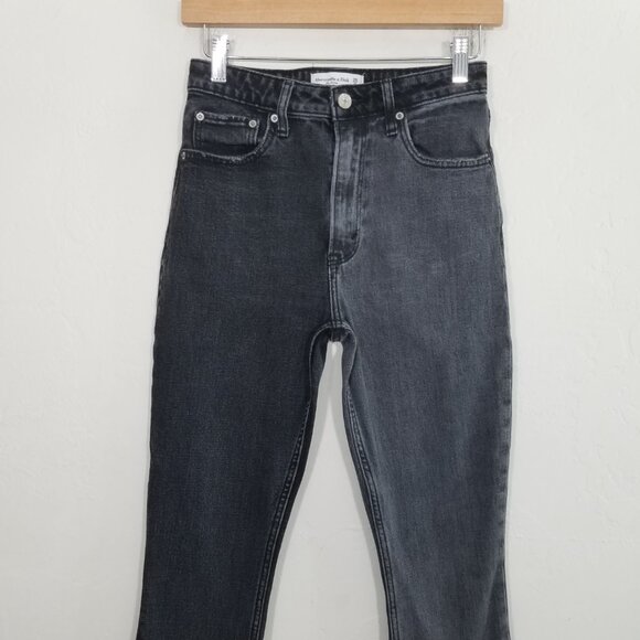 Abercrombie & Fitch Two Tone The Skinny High Rise Jeans Size 2s/25 - Picture 2 of 6
